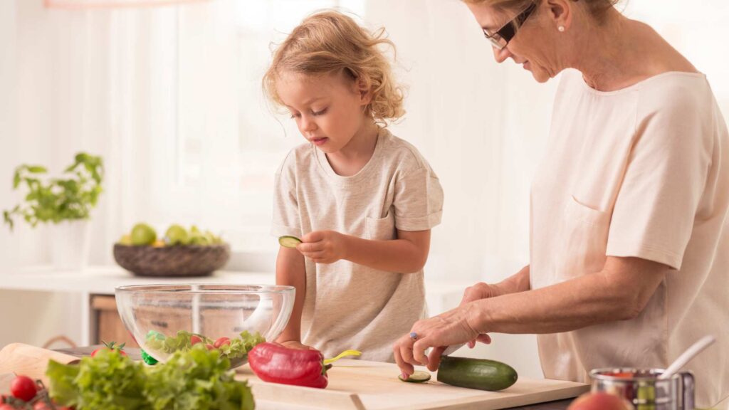 Benefits of cooking with your child