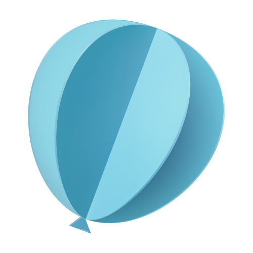 Blue balloon