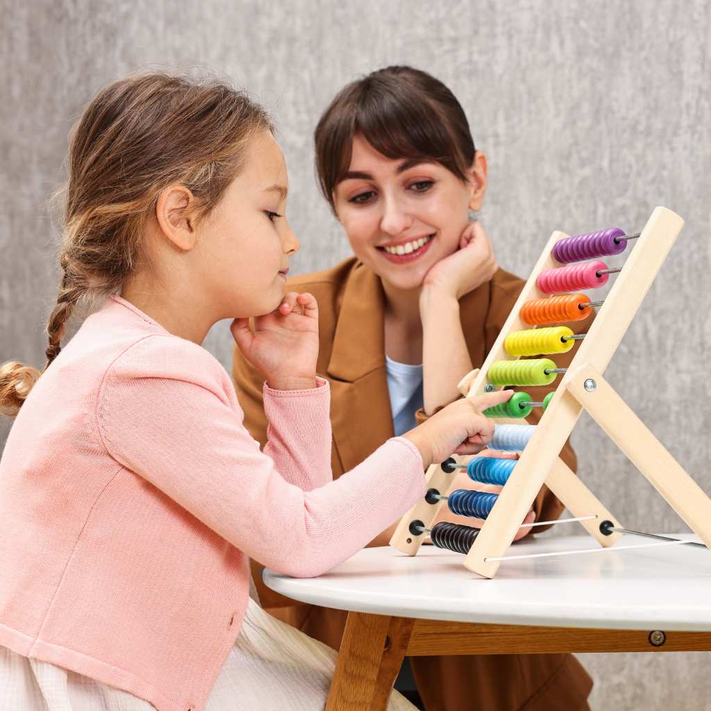 Child undergoing autism diagnostic evaluation