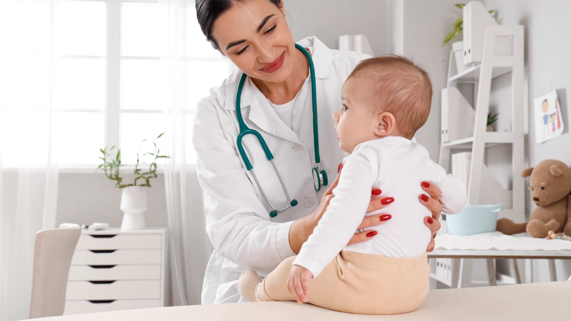 Illustration of a developmental pediatrician appointment