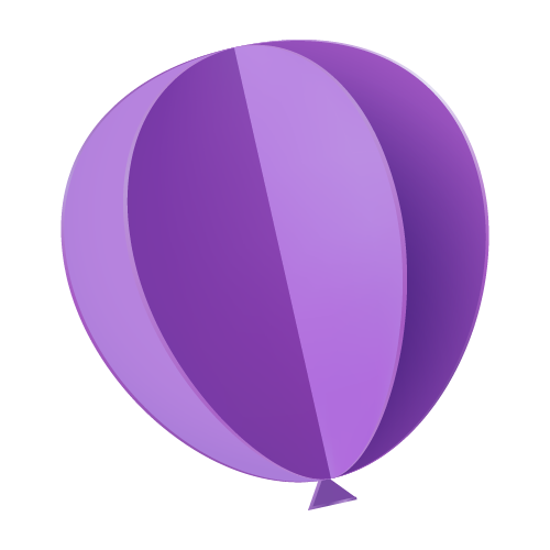 Purple balloon